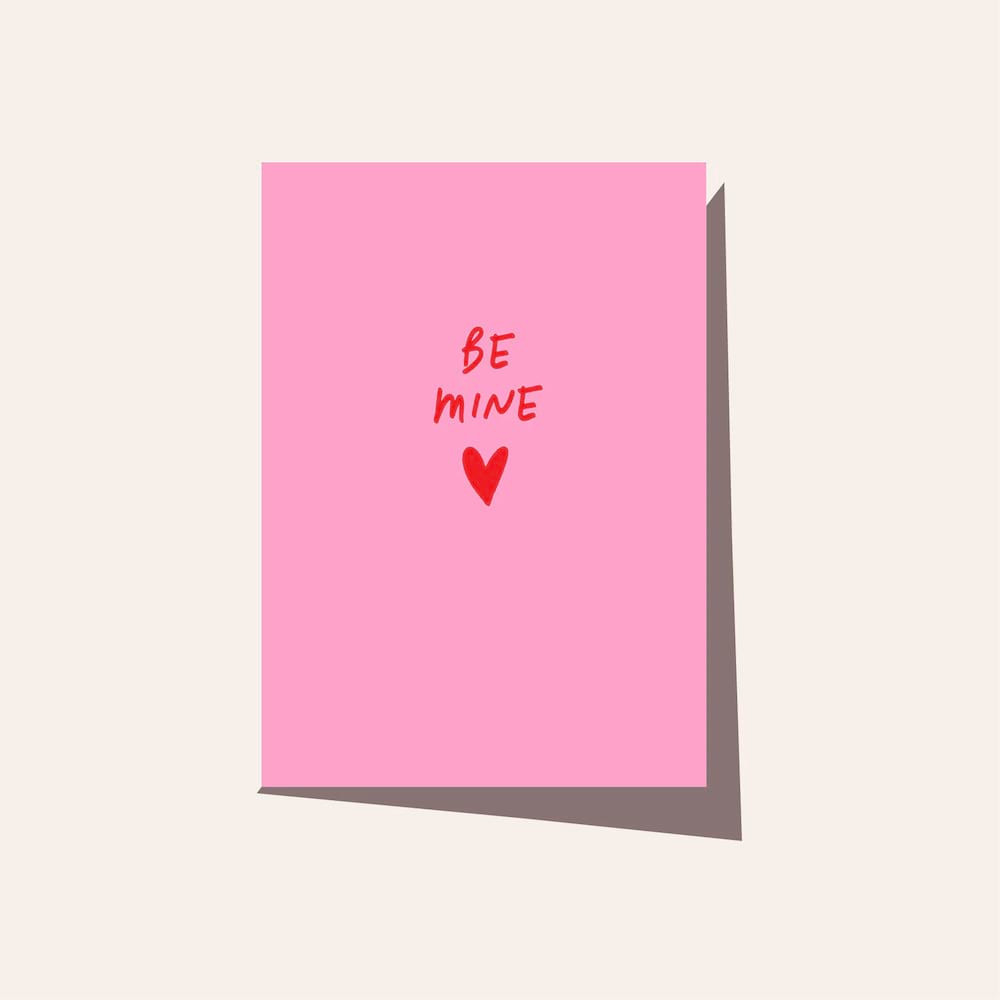 Be Mine Card