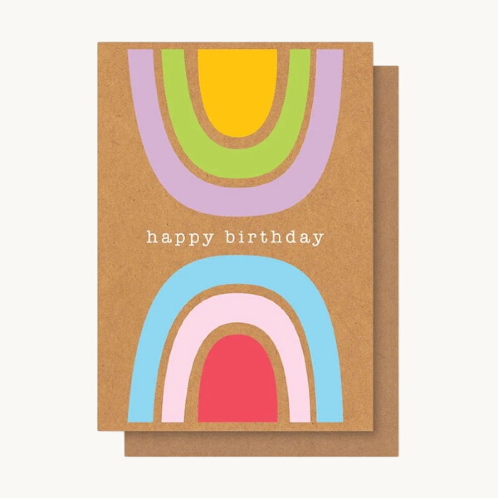 Rainbow Birthday Card
