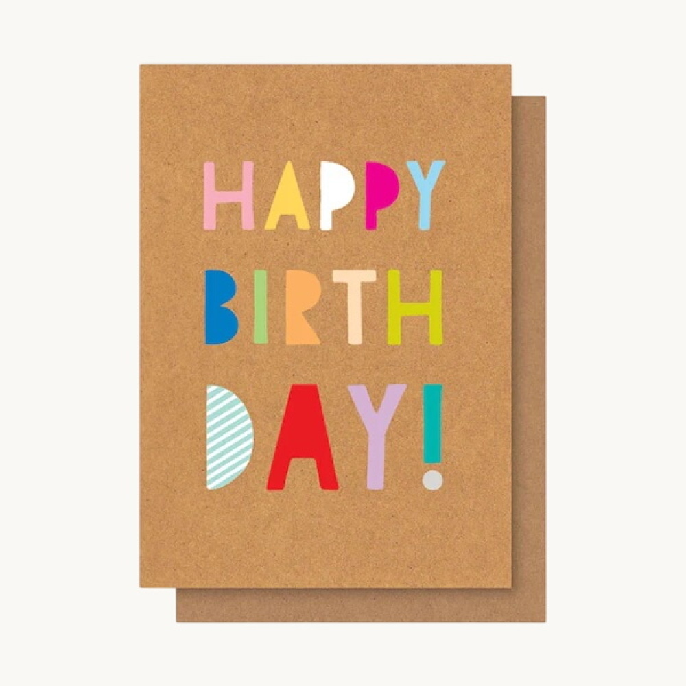 Colourful Birthday Card
