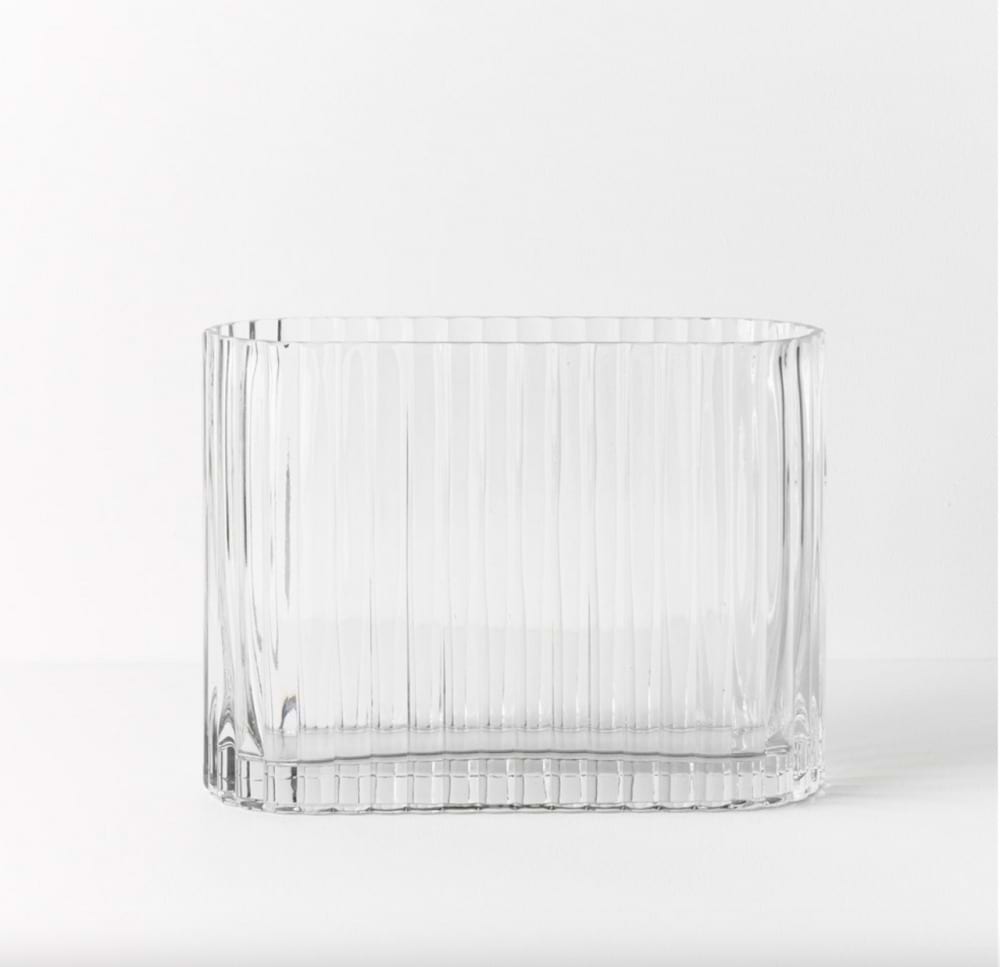 Ripple Oval Vase 