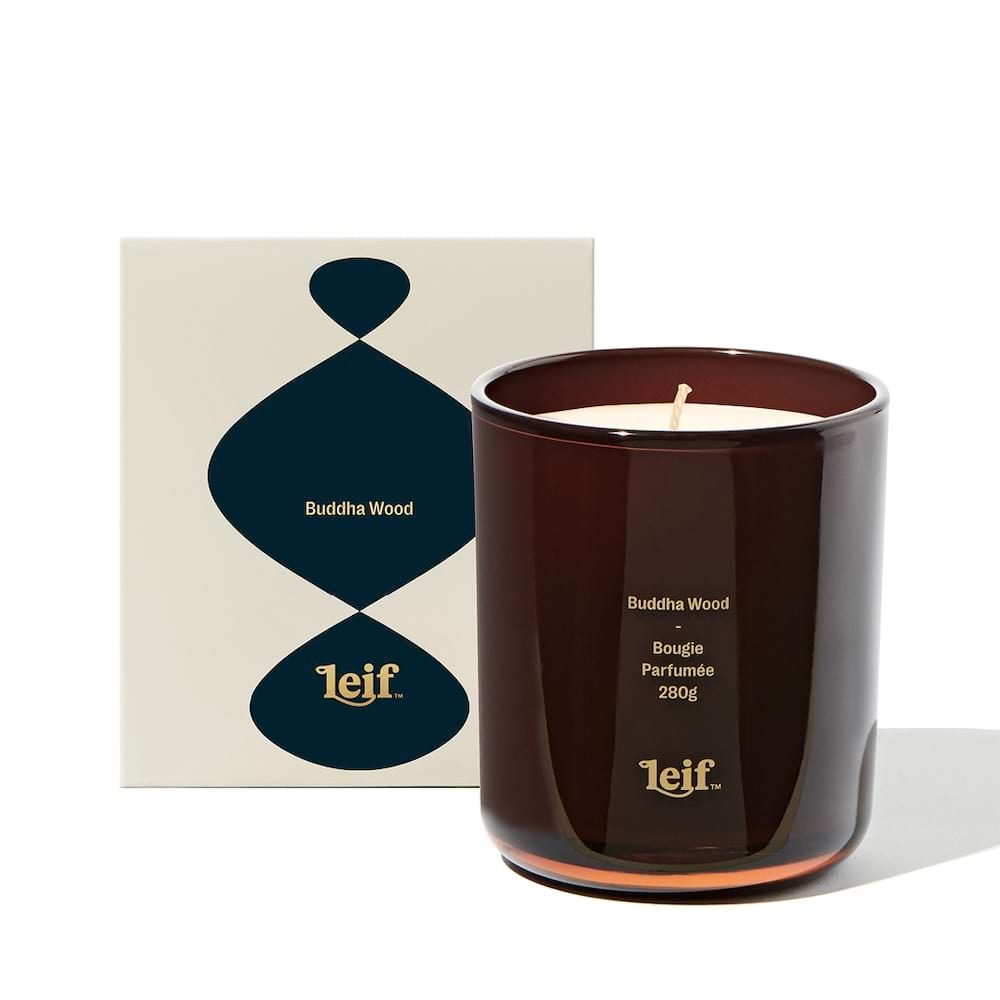 Buddha Wood Candle